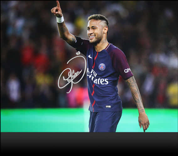 Neymar Celebrating Victory P S G PNG Image