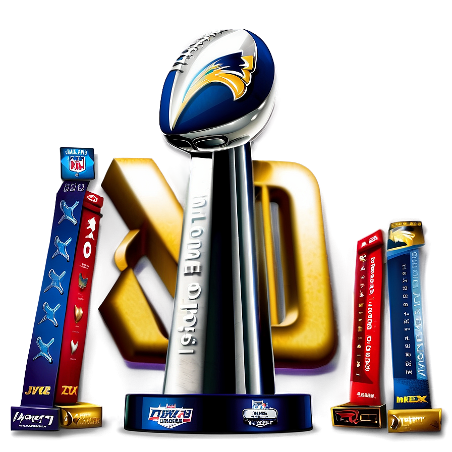 Nfl Super Bowl Winner Trophy Png Eip PNG Image