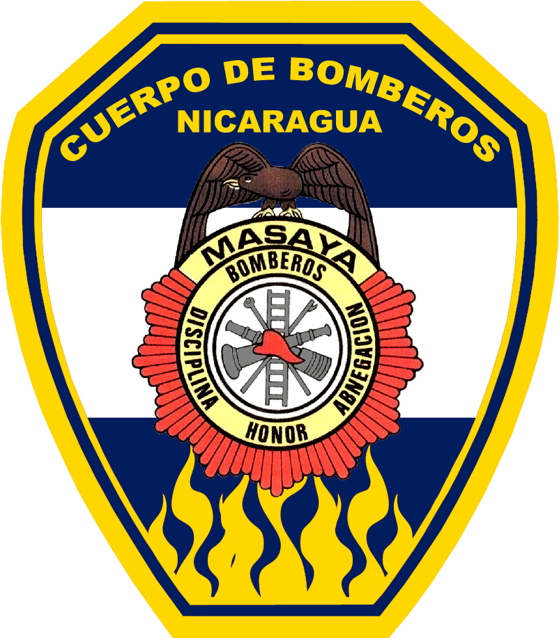 Nicaraguan Fire Department Emblem PNG Image