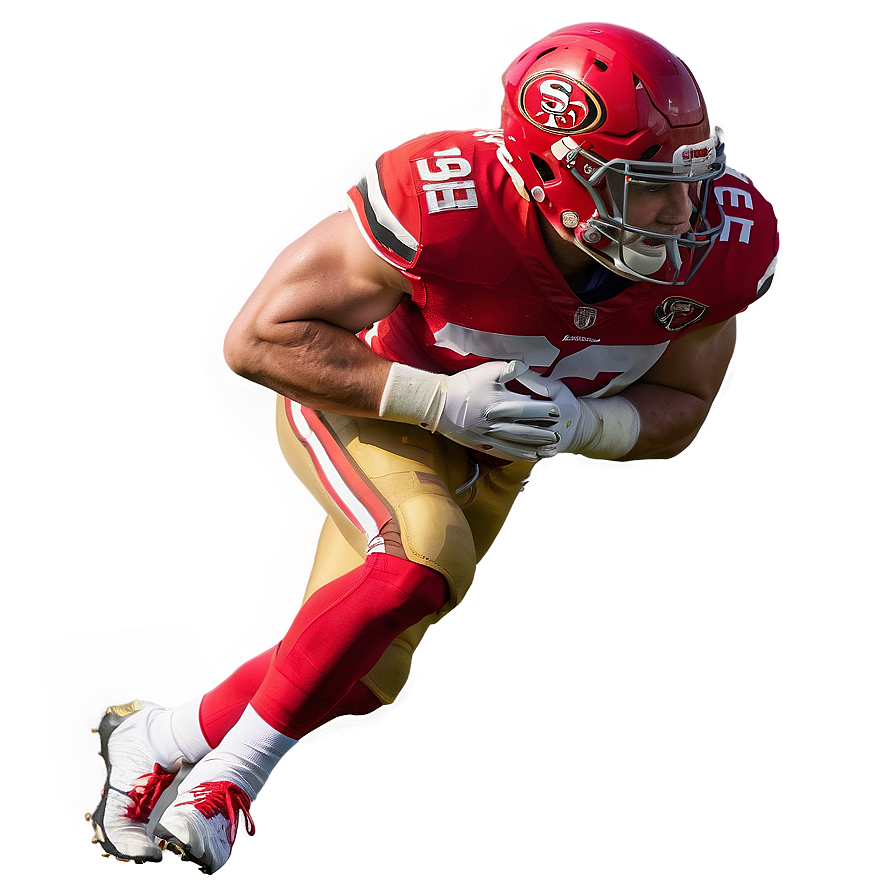 Nick Bosa Tackle Moment Png 06122024 PNG Image