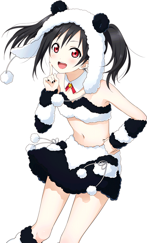 Nico Yazawa Anime Characterin Sheep Costume PNG Image