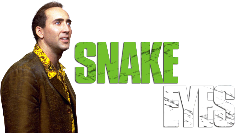 Nicolas Cage Snake Eyes Promo PNG Image