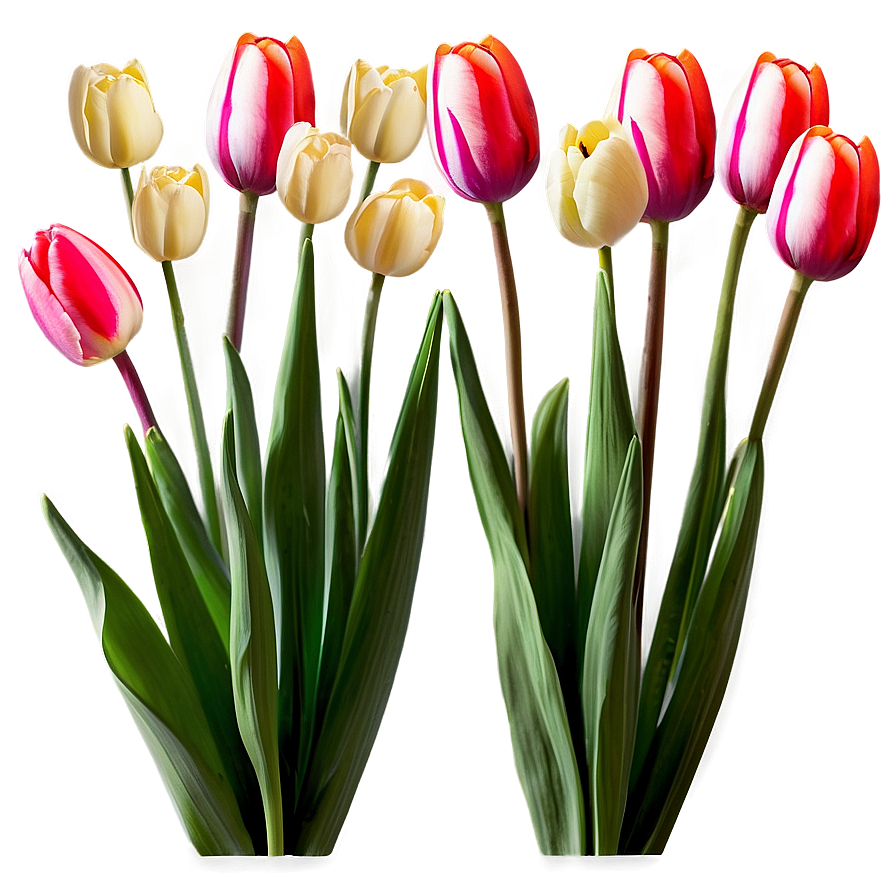 Night Blooming Tulips Png Rua PNG Image