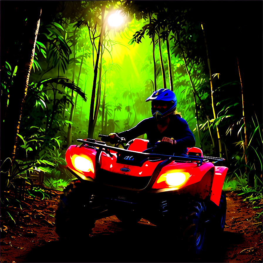 Night Time Atv Excursion Png Bjd63 PNG Image