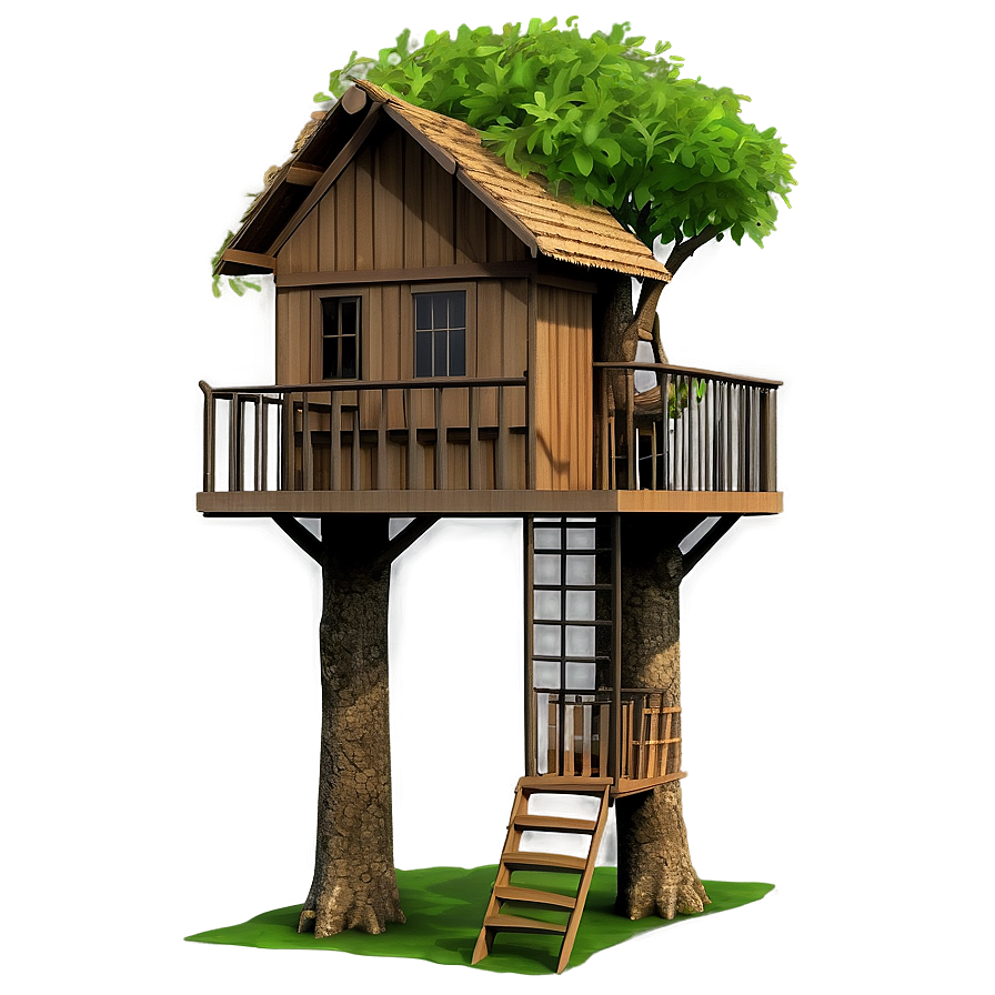 Night Tree House Png 49 PNG Image