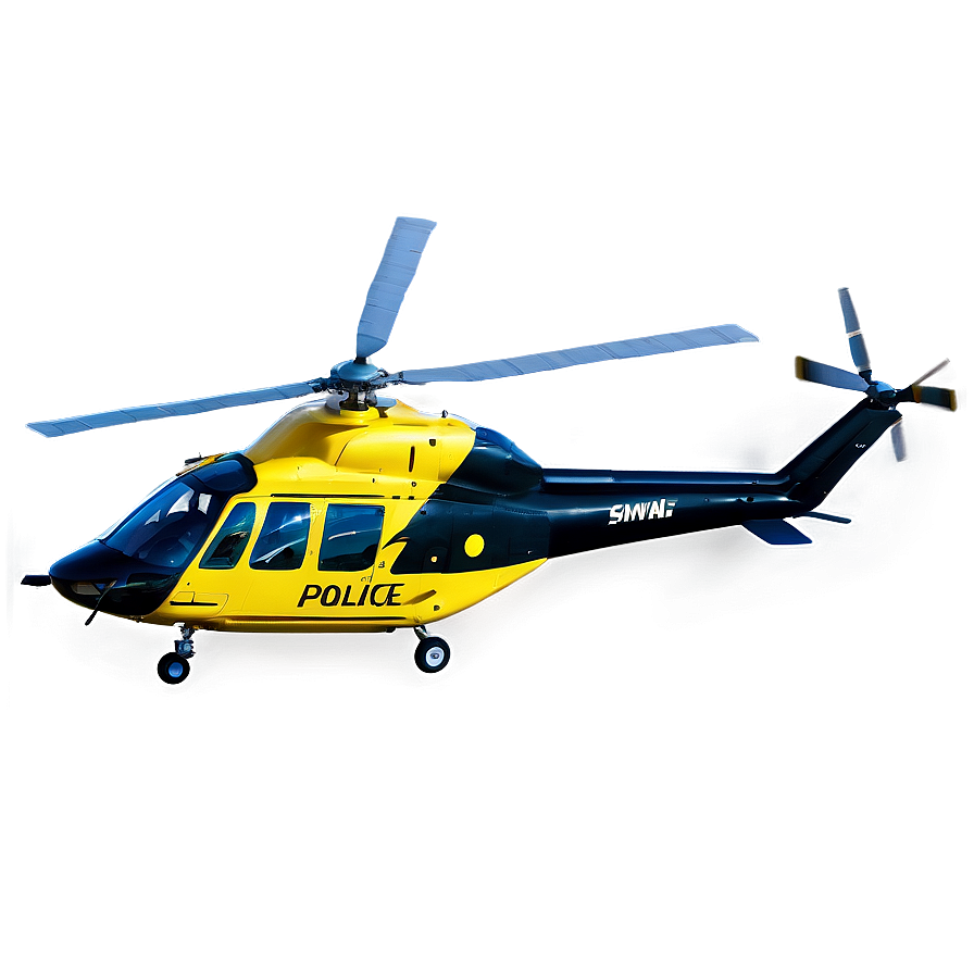 Night Vision Police Helicopter Png Oxi PNG Image