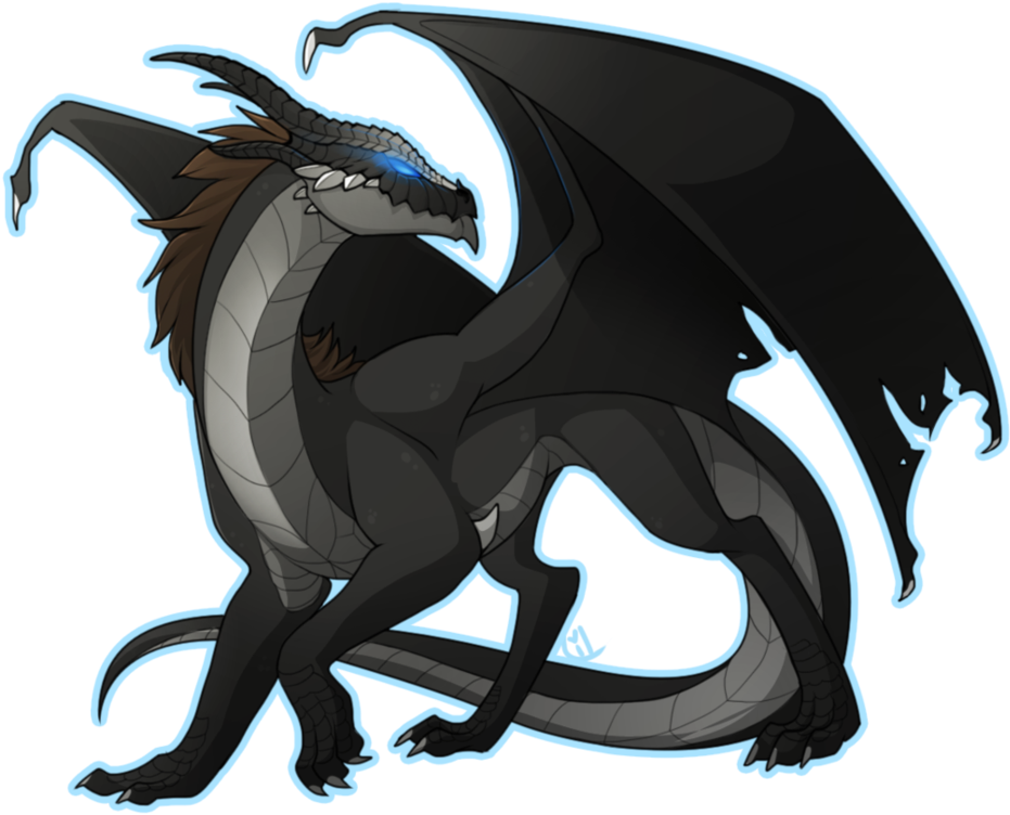 Night Wing Dragon Wingsof Fire PNG Image