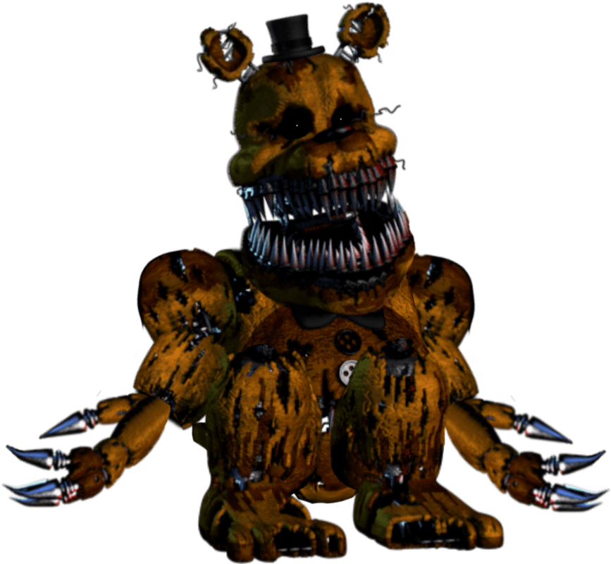 Nightmare_ Freddy_ F N A F_ Character_ Render.png PNG Image