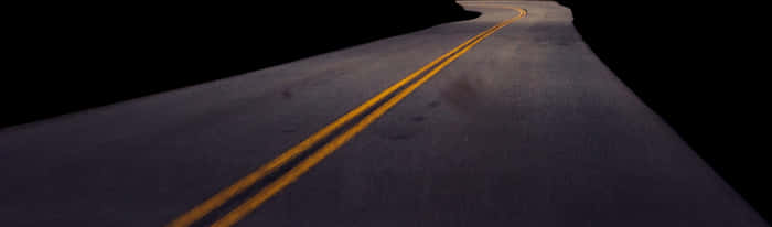 Nighttime Desert Road Perspective.jpg PNG Image