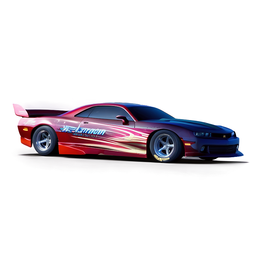 Nighttime Drag Racing Spectacle Png Tky PNG Image