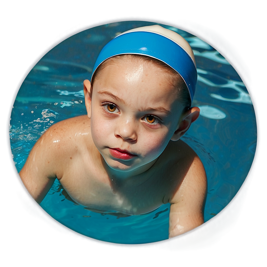 Nighttime Pool Swimming Png Oeo PNG Image