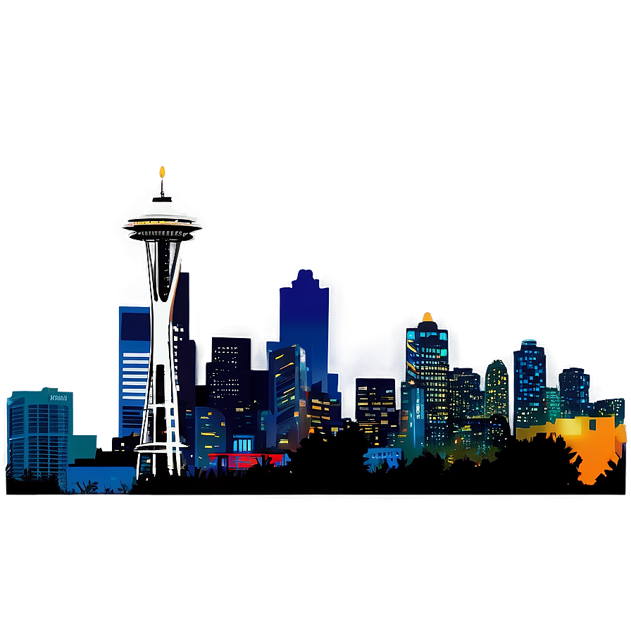 Seattle Skyline PNG Images [200+] - SubPNG.com