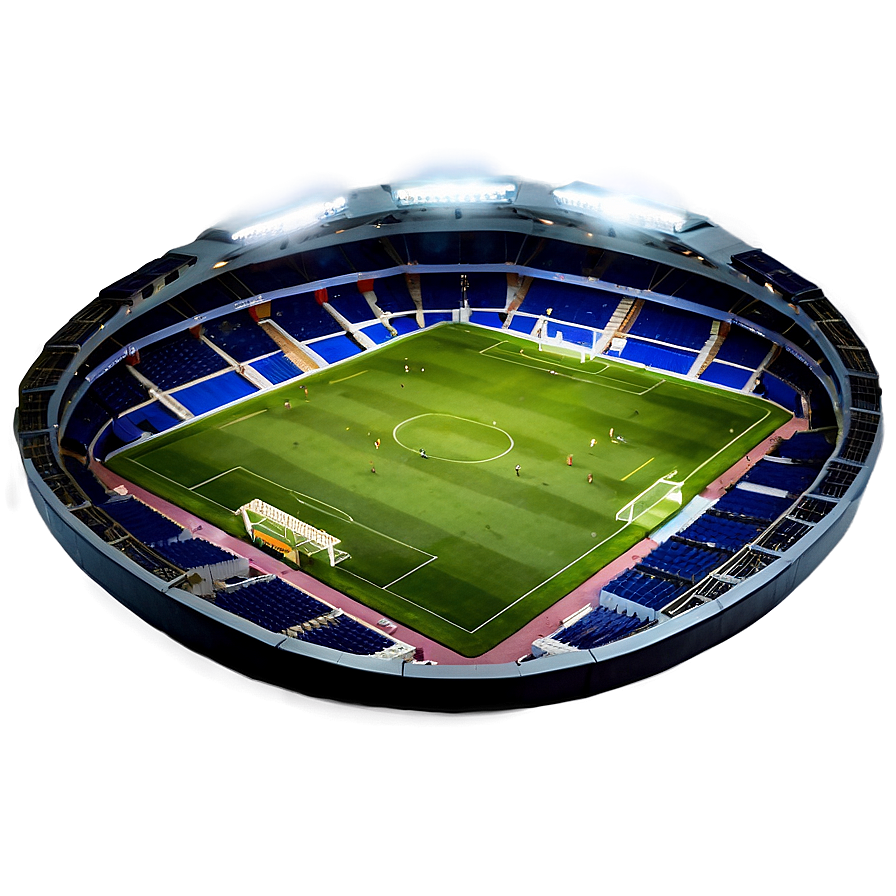 Nighttime Soccer Stadium Lights Png Ebq PNG Image