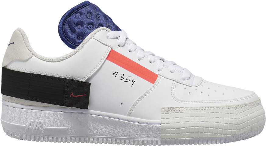 Nike Air Force1 N354 Side View PNG Image