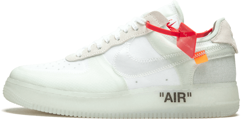 Nike Air Force1 Sneaker Side View PNG Image