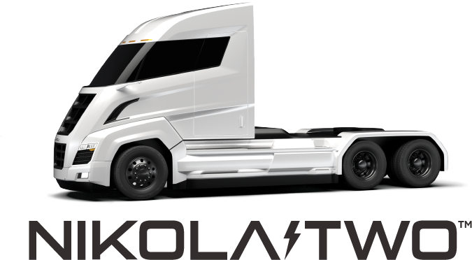 Nikola_ Two_ Electric_ Semi_ Truck PNG Image