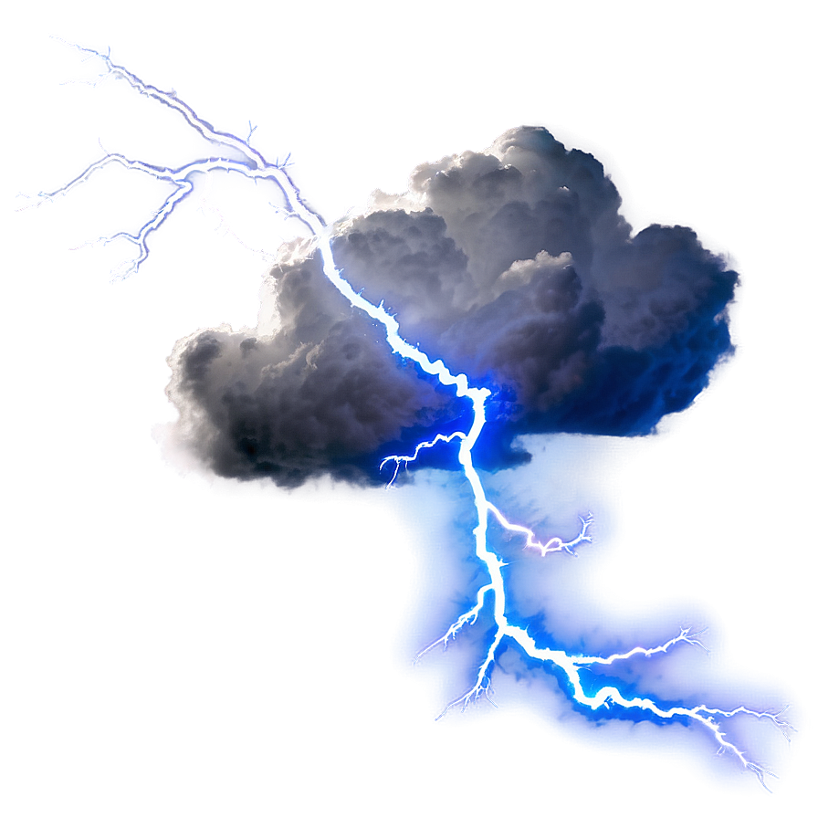 Nimbus Cloud Lightning Png Hwg PNG Image