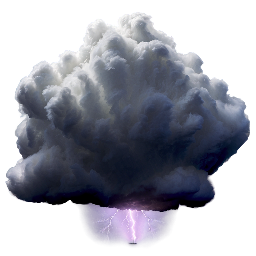 Nimbus Cloud Lightning Png Wwh79 PNG Image