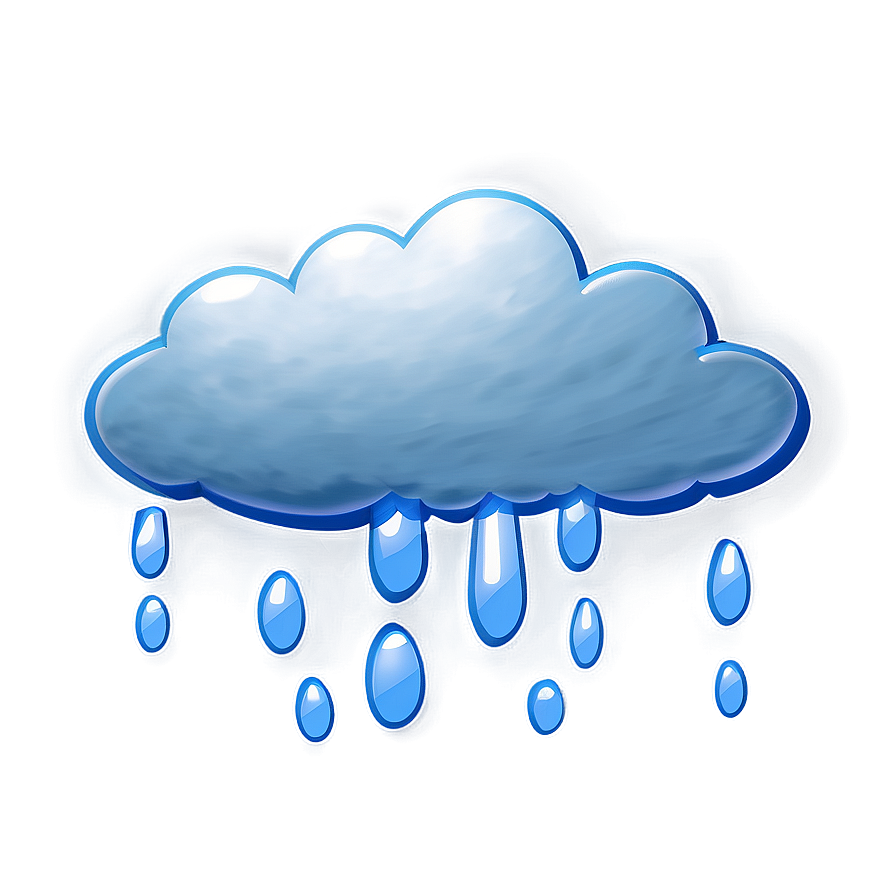 Nimbus Rain Cloud Png Shp PNG Image