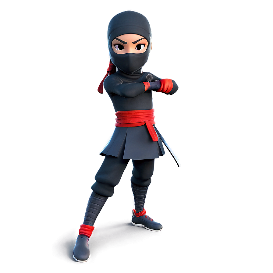 Ninja Girl Character Png Gdt PNG Image