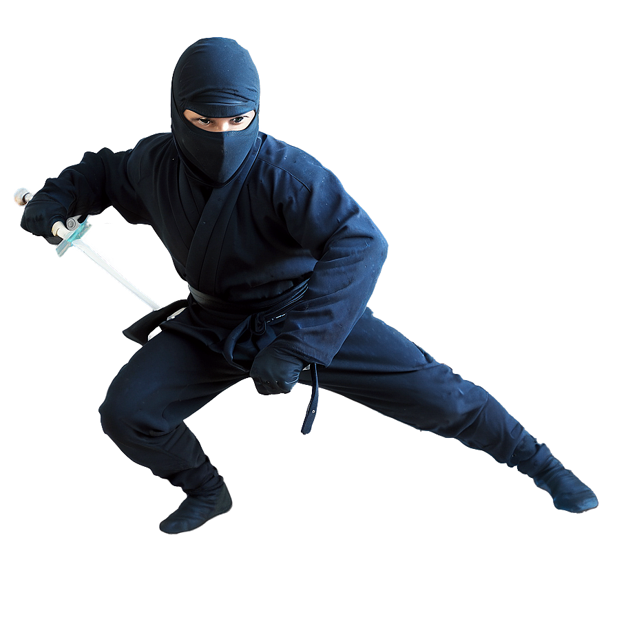 Ninja In Mid-attack Png Uoe96 PNG Image