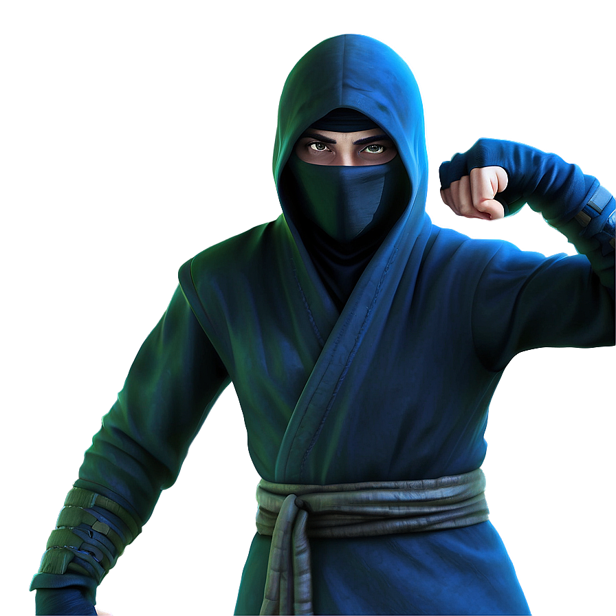 Ninja In Moonlight Png Qiv PNG Image