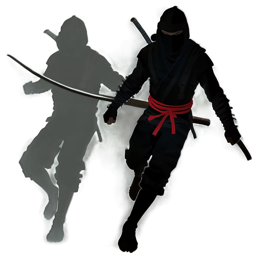 Ninja Silhouette Png Slv PNG Image