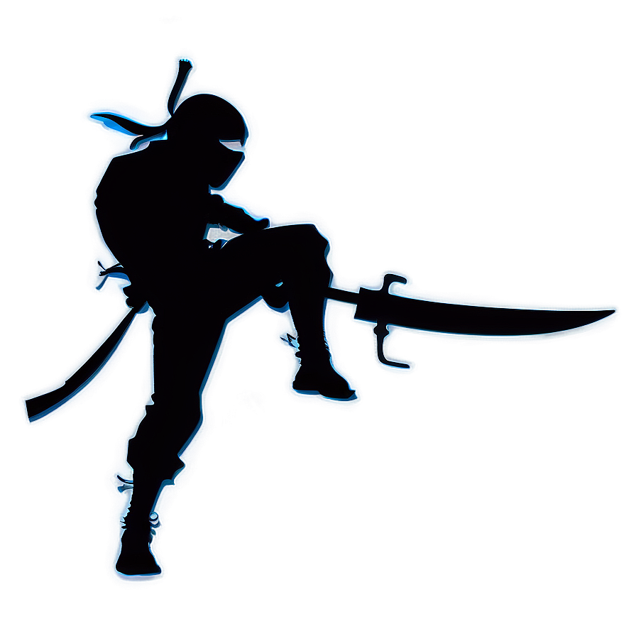 Ninja Silhouette Png Ueh74 PNG Image