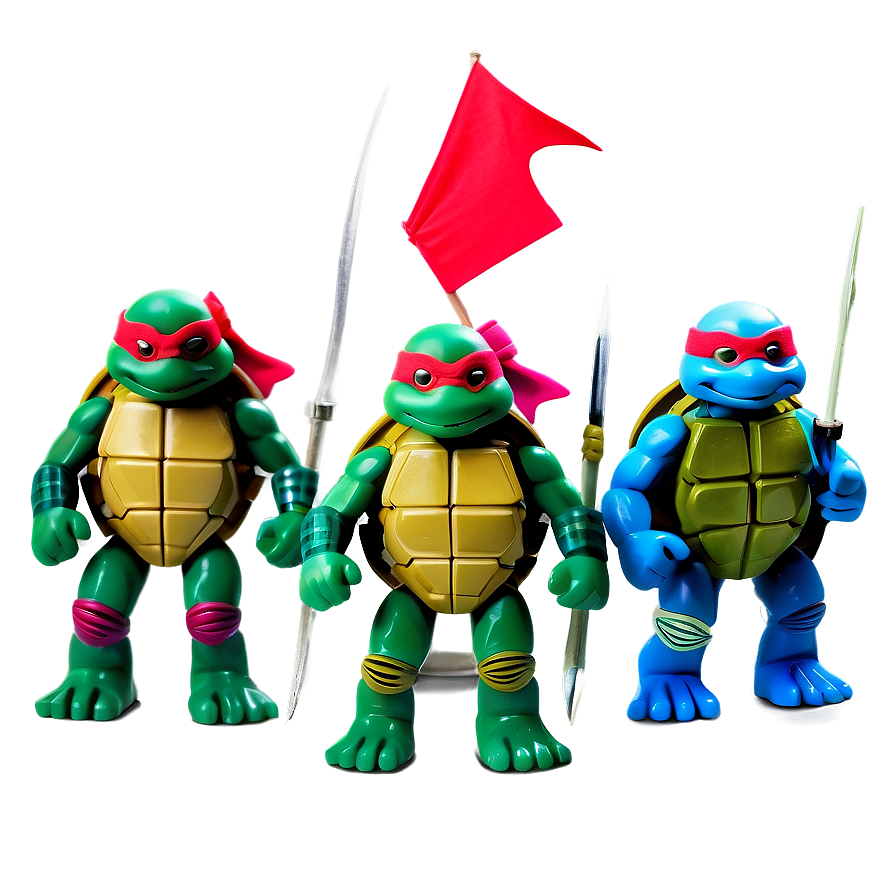 Ninja Turtles Vintage Toys Png Lgl50 PNG Image