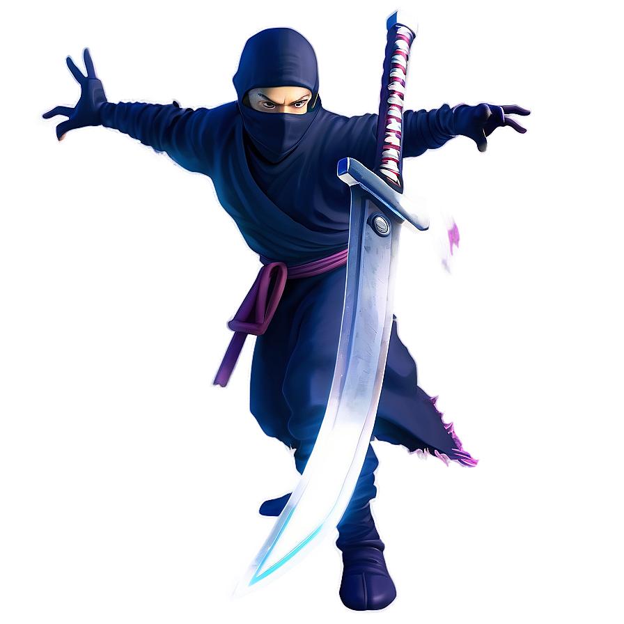 Ninja With Dual Swords Png Kcg PNG Image