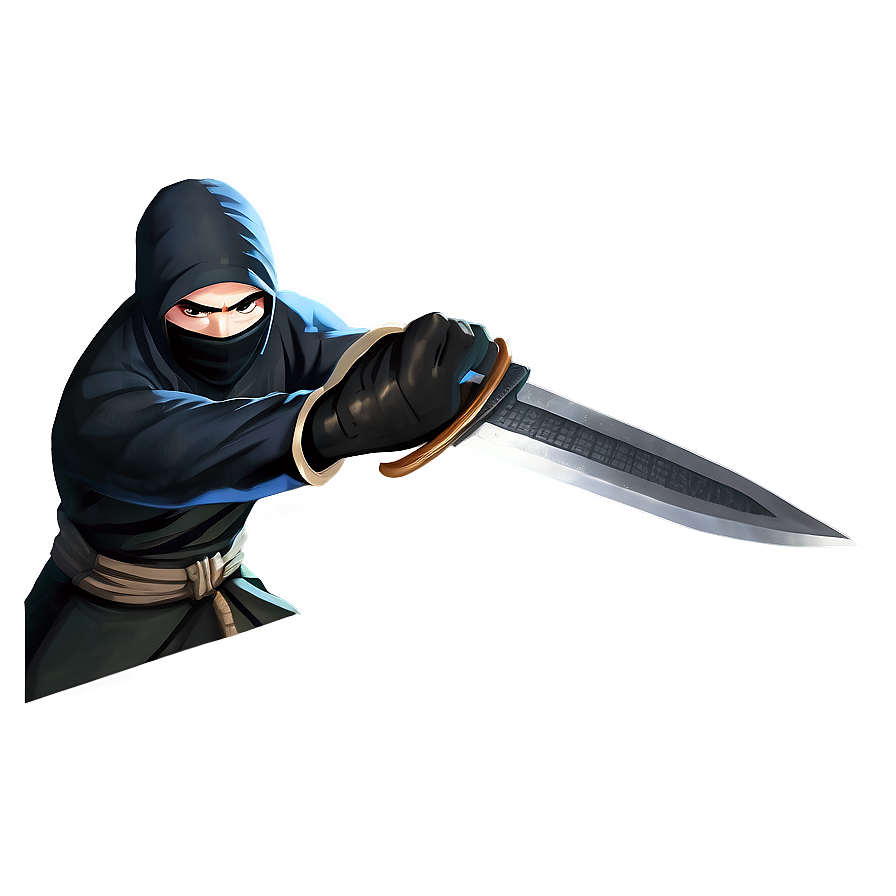 Ninja With Kunai Png 21 PNG Image