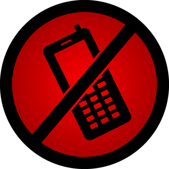 No Cell Phone Sign PNG Image