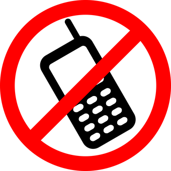 No Cell Phones Sign PNG Image