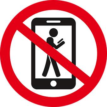 No Cellphone Sign PNG Image