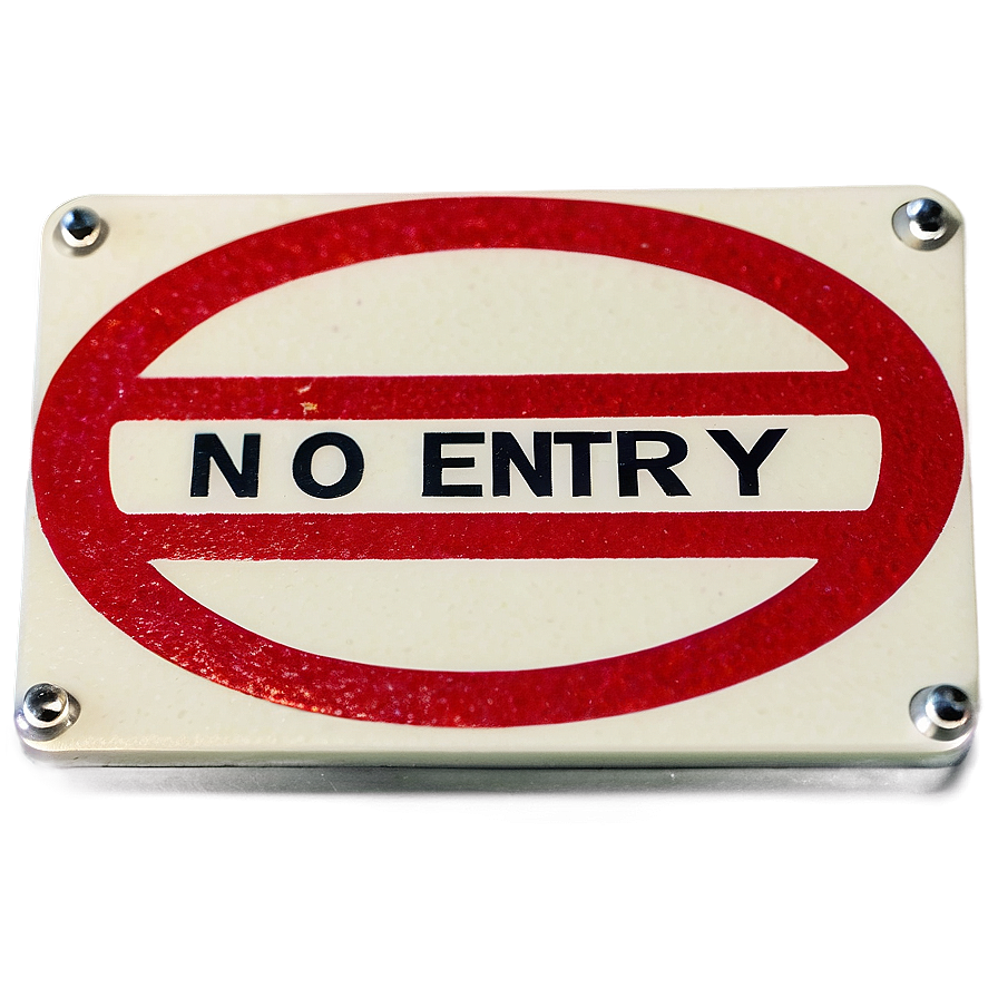 No Entry Allowed Png 65 PNG Image