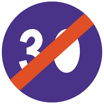 No Number Three Sign PNG Image