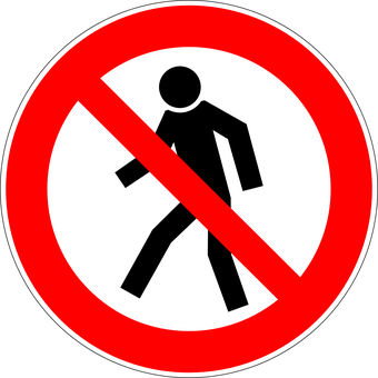 No Sign Redand Black PNG Image