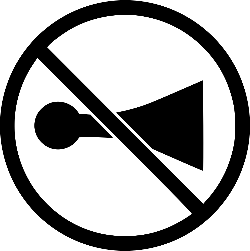 No Sound Symbol Graphic PNG Image