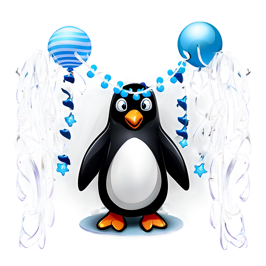 Noel Penguin Celebration Png 06292024 PNG Image