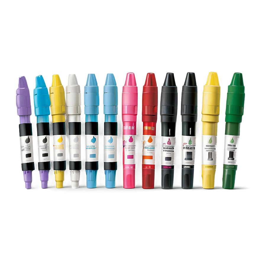 Non-toxic Markers Selection Png 80 PNG Image