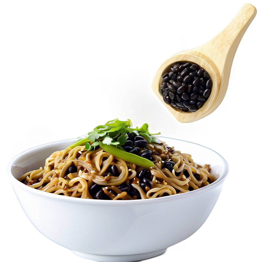 Noodles With Black Bean Sauce Png Diu PNG Image