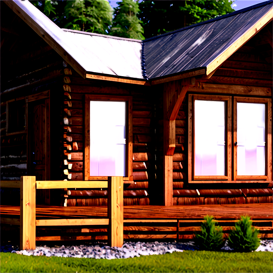 Nordic Style Log Cabin Png Xue53 PNG Image