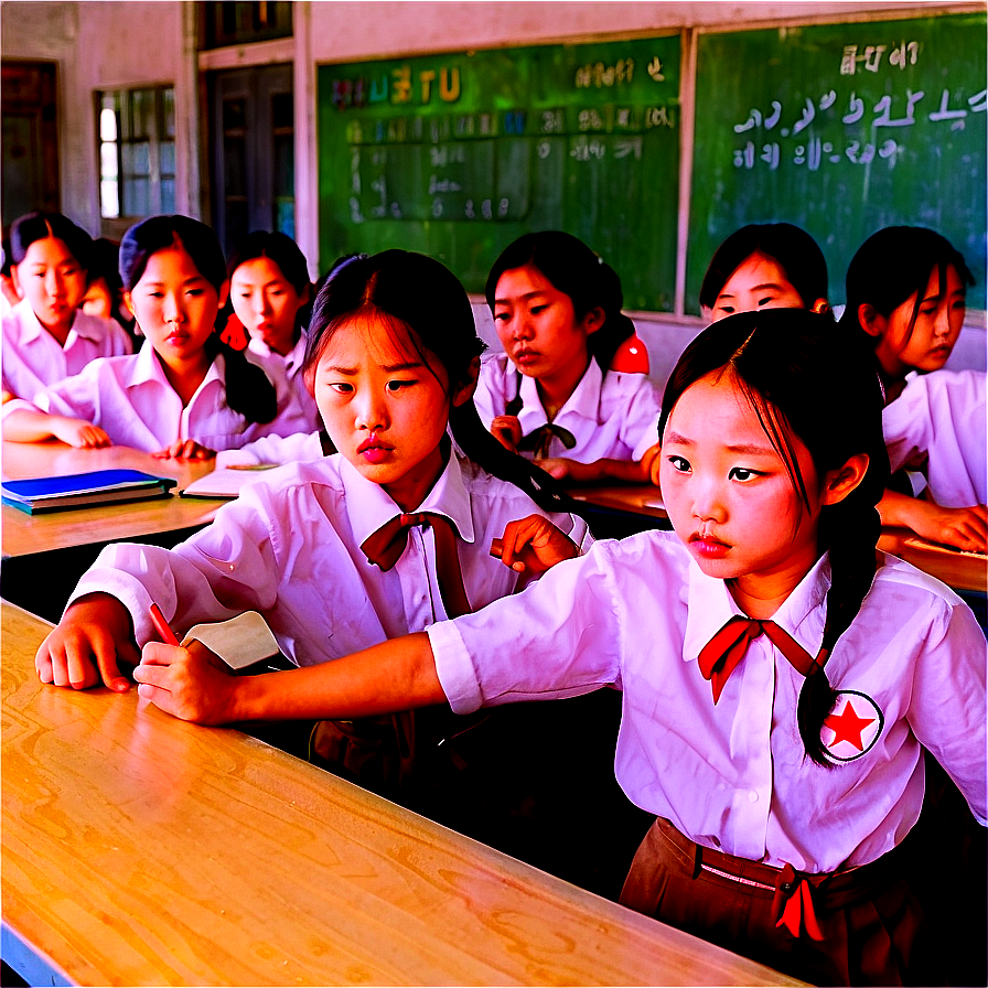 North Korean School Classroom Png Bfd PNG Image