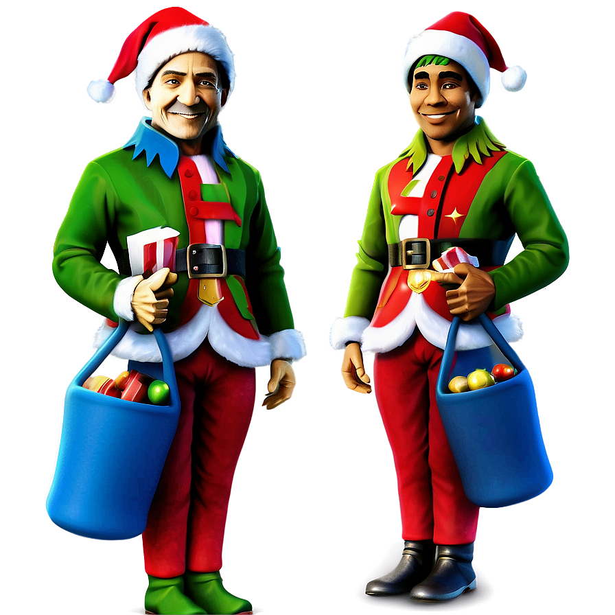 North Pole Christmas Elves Workshop Png 06122024 PNG Image