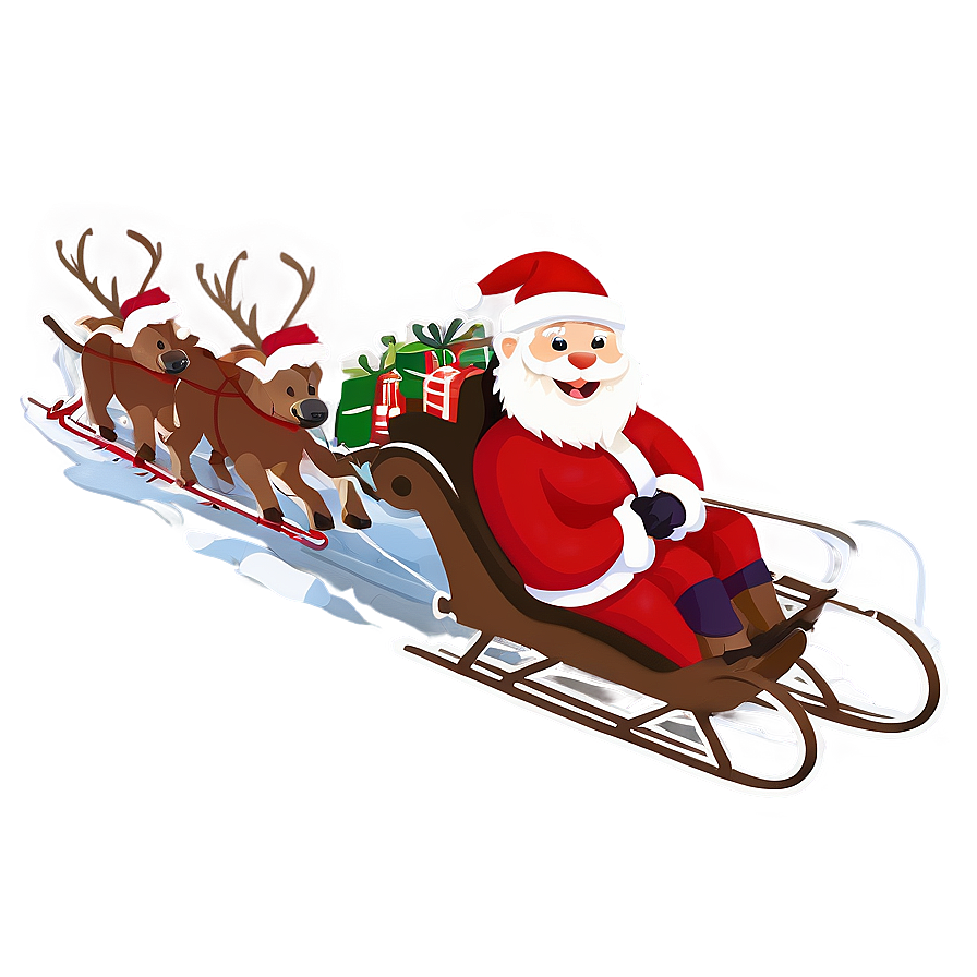 North Pole Sleigh Ride Journey Png 50 PNG Image