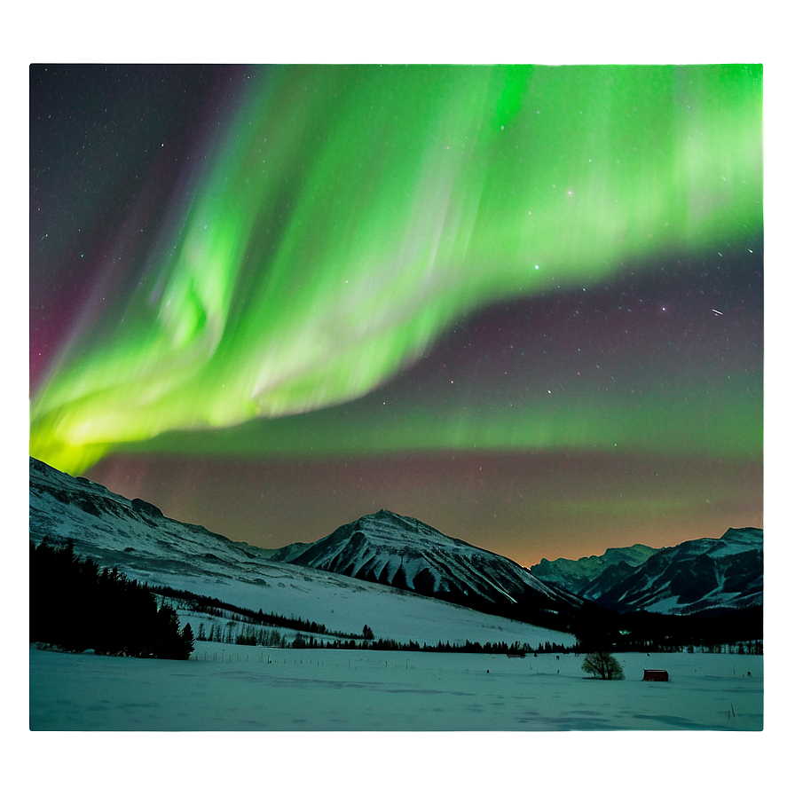 Northern Lights Display Png Xhk80 PNG Image