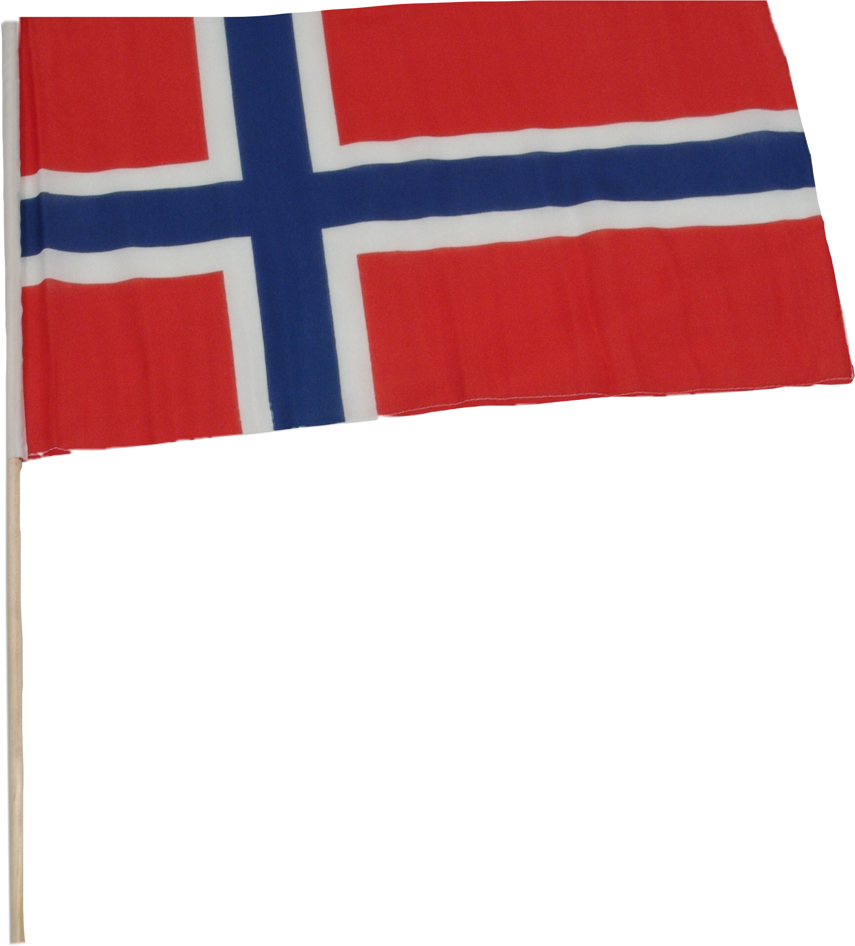 Norwegian Flag Display PNG Image