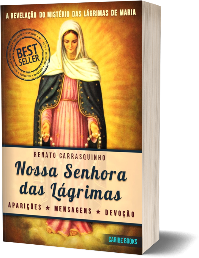 Nossa Senhoradas Lagrimas Book Cover PNG Image