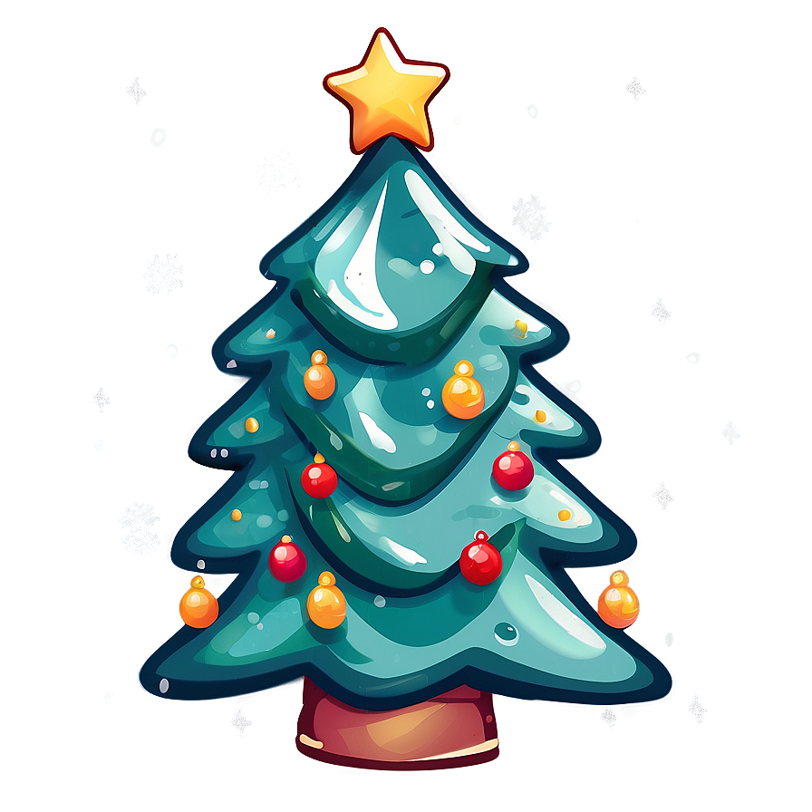 Nostalgic Cute Christmas Tree Png 65 PNG Image