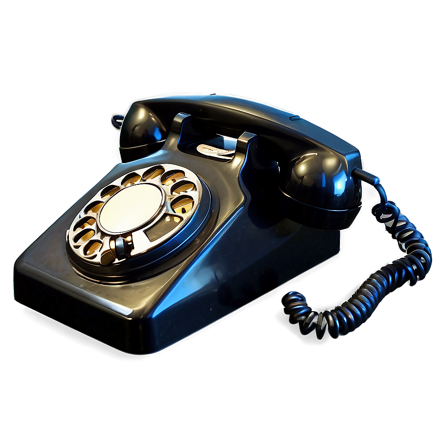 Nostalgic Vintage Phone Png Oyo PNG Image